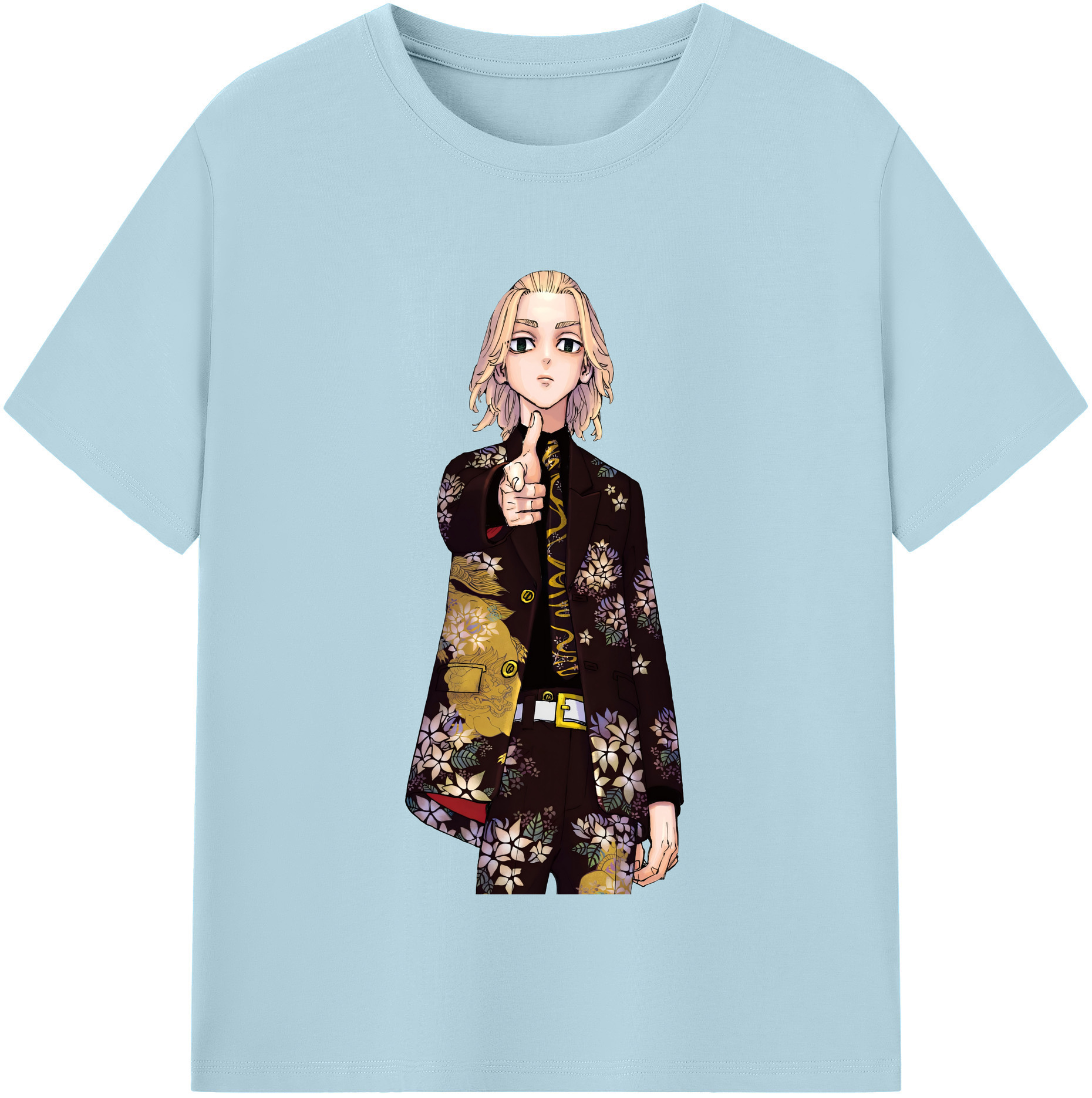 （画像用） 東京リベンジャーズ Tokyo Revengers 綿100％半袖Tシャツ（フロントプリント）